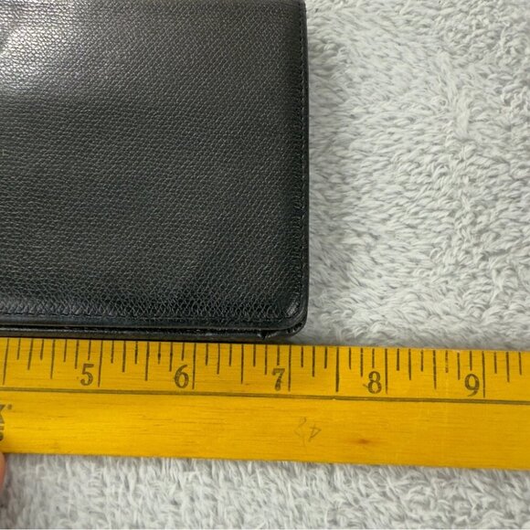 CHANEL Coco Button Leather Bifold Long Wallet Black - Picture 11 of 15